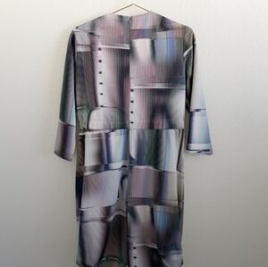 New Sharrone New. York Colorful Psychedelic Futuristic Anime Alien Sheath Dress